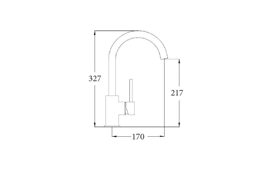 Vòi rửa chén Cata CMA/E 02504004