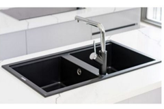 Chậu rửa bát Konox Granite Phoenix Smart 860 Black