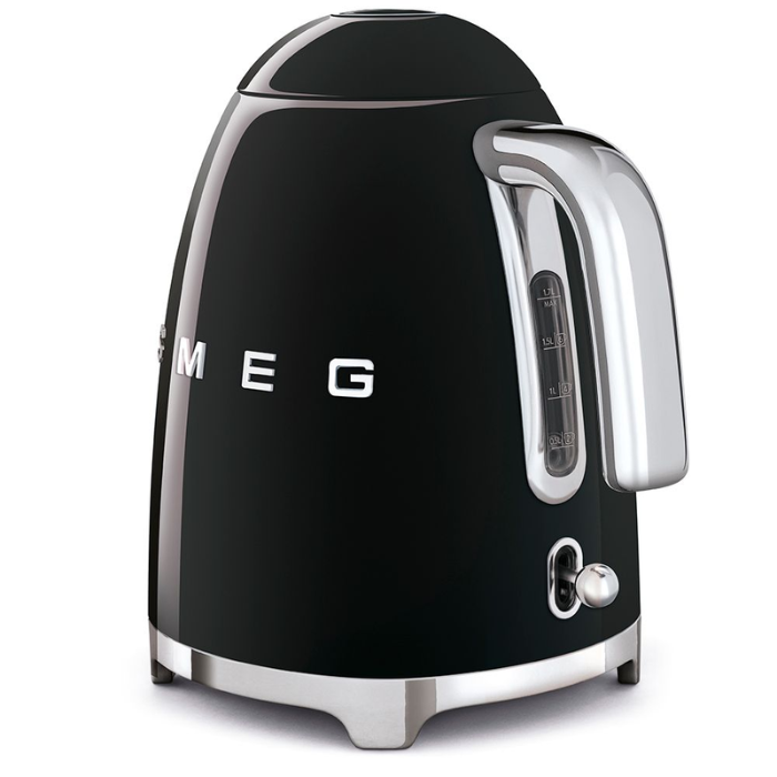 Ấm đun siêu tốc Smeg KLF03BLEU màu đen bóng