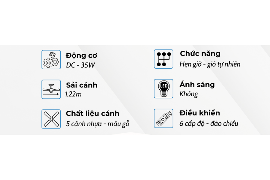 Quạt trần Klasse 48KSA 918B
