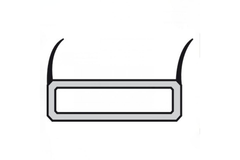 Đệm cửa chống cháy và khói Hafele 950.11.071 15x2100mm DB