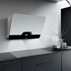 Máy hút mùi Malloca DRIVE F152W áp tường dạng nghiêng 80cm