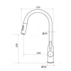 Vòi rửa chén Grandx GXF16 Pro Dual Spray