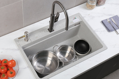 Chậu rửa chén Bossco BC-MT7550XKS 1 hộc