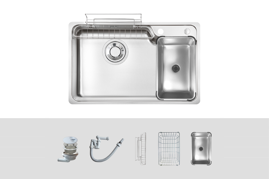 Chậu rửa bát Kluger KH8050SL Plus