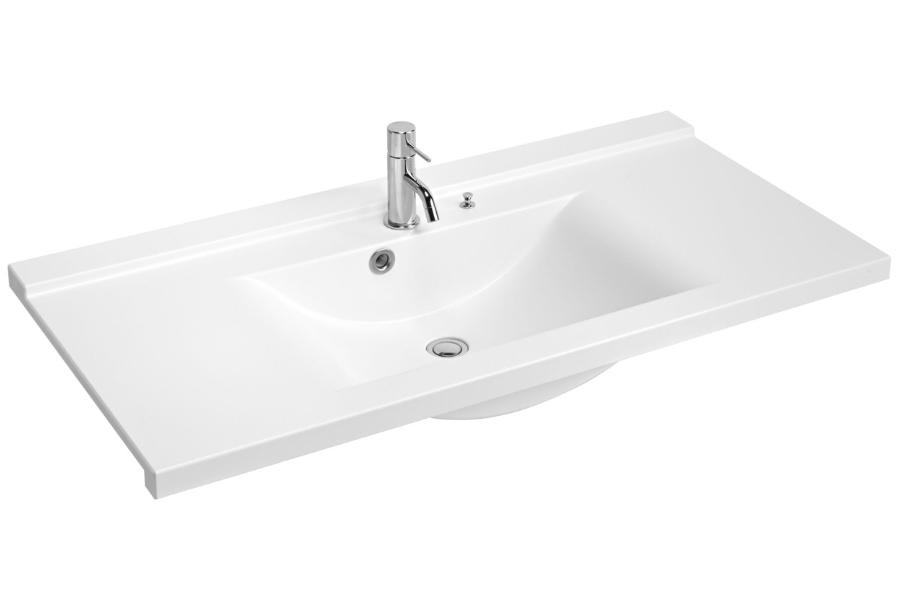 Chậu lavabo Yoshimoto TQ liền khối