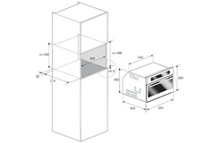 Lò vi sóng kết hợp nướng Rosieres RMG450B
