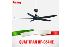 Quạt trần Benny BF-C54HECB 5 cánh Amore Enterno màu cafe đen