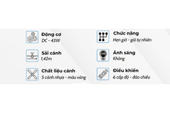 Quạt trần Klasse 56KSA 901WY