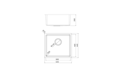 Chậu rửa chén Malloca MS 6054