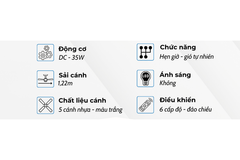 Quạt trần Klasse 48KSA 918WK