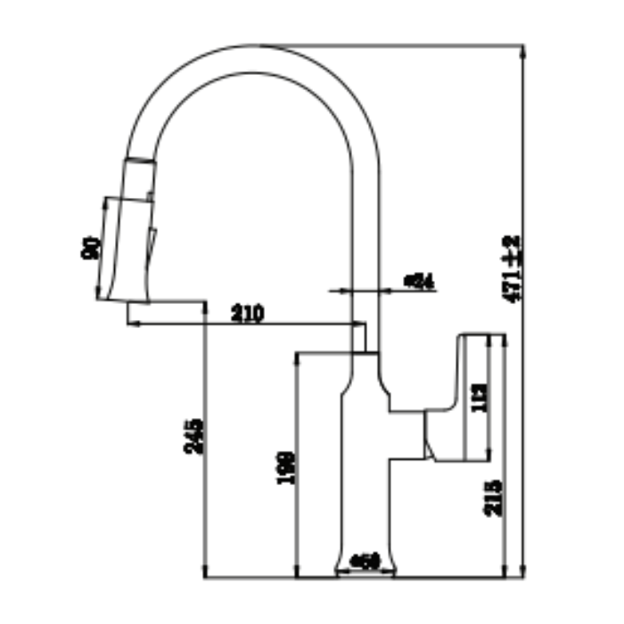 Vòi rửa chén Grandx GXF12 Dual Spray
