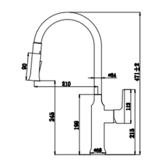 Vòi rửa chén Grandx GXF12 Dual Spray