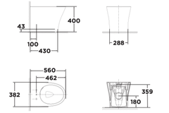 Bồn cầu American Standard WP-2140 nắp êm dòng Signature