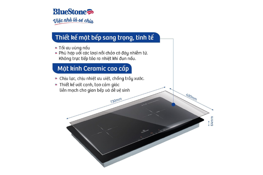 Bếp từ BlueStone ICB-6818