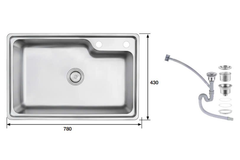 Chậu rửa chén Kaff KF-PSM6845