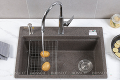 Chậu rửa chén Bossco BC-MT7550NKS 1 hộc