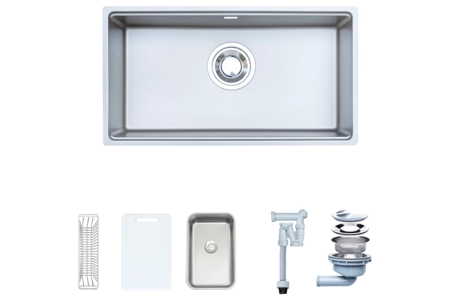 Chậu rửa chén Nobinox ROSA NN974DT 1 hộc