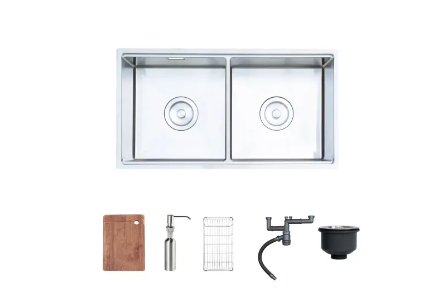 Chậu rửa chén Nobinox LUMIA NJ524 2 hộc