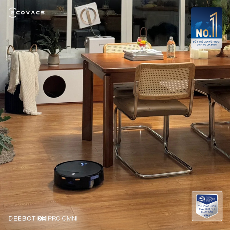 Robot hút bụi Ecovacs Deebot X9 Pro Omni