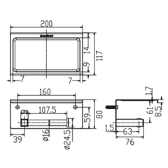 Móc treo giấy vệ sinh American Standard WF-0498