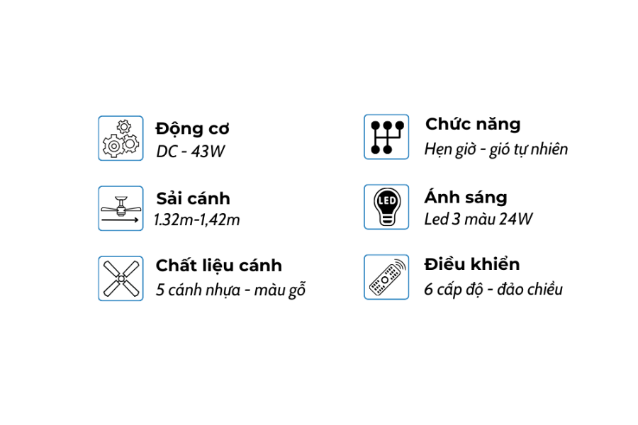 Quạt trần Klasse 56KSA 901BD