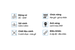 Quạt trần Klasse 56KSA 901BD