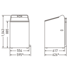 Máy giặt Panasonic NA-F110A9DRV 11 kg