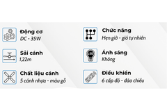 Quạt trần Klasse 48KSA 352B – KD