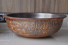 Chậu lavabo Kanly SU114 sứ mỹ thuật