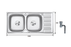 Chậu rửa chén Kaff KF-P10545