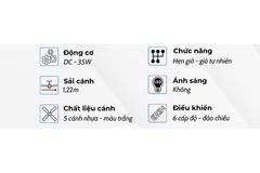 Quạt trần Klasse 48KSA 352W – KD