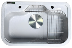 Chậu rửa chén Bossco BC-PT7850XKS 1 hộc xám kim sa