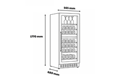Tủ rượu vang Kocher KWEU-11126B
