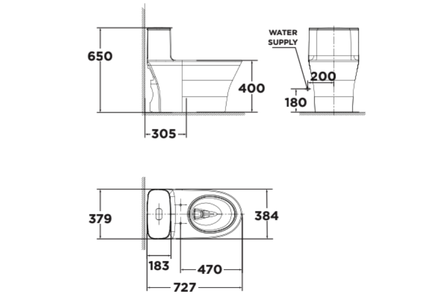 Bồn cầu 1 khối American Standard WP-1880N nắp êm dòng Signature