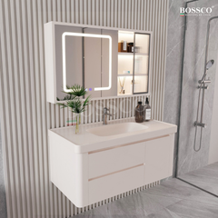 Tủ lavabo Bossco BC-B01K màu kem