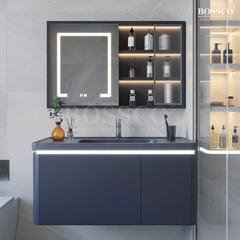 Tủ lavabo Bossco BC-A01XĐ xám đậm