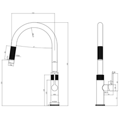 Vòi rửa bát Konox Lasi Orange