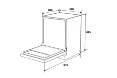 Máy rửa chén Hafele HDW-F6052G 535.29.652