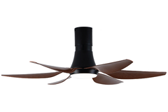 Quạt trần Asia Lighting QT19-N-01 6 cánh màu nâu cà phê