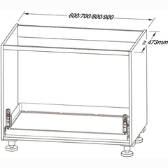 Rổ xoong nồi Hafele Utensio 800 mm 545.14.310