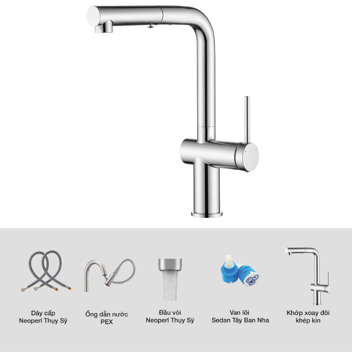 Vòi rửa bát Kluger KLF0034C
