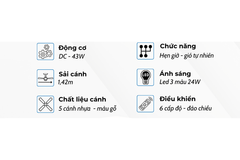 Quạt trần Klasse 56KSA 612B