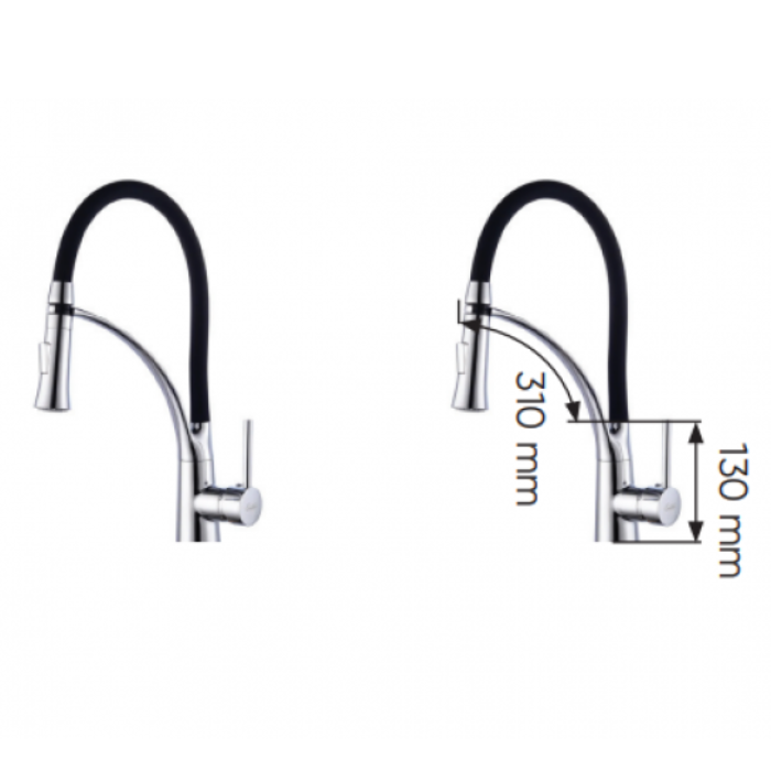 Vòi rửa chén Kaff KF-FC9103