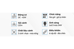 Quạt trần Klasse 48KSA 352W