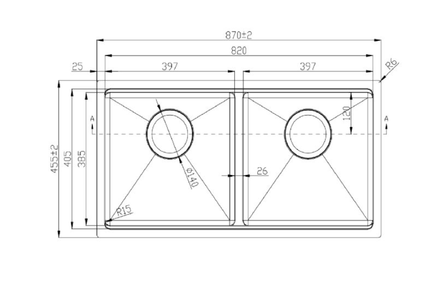 Chậu rửa bát Konox Workstation Sink – Undermount Sink KN8745DUB
