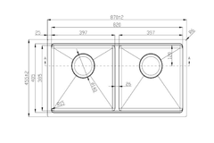 Chậu rửa bát Konox Workstation Sink – Undermount Sink KN8745DUB