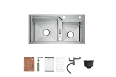 Chậu rửa chén Nobinox LUMIA NJ512 2 hộc