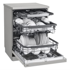 Máy rửa chén LG LDT14SVA4 TrueSteam™ màu bạc ghi sáng