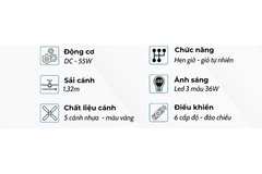 Quạt trần Klasse 52KSA 915Y